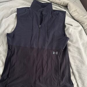 Under Armour Black Zip-Up Vest